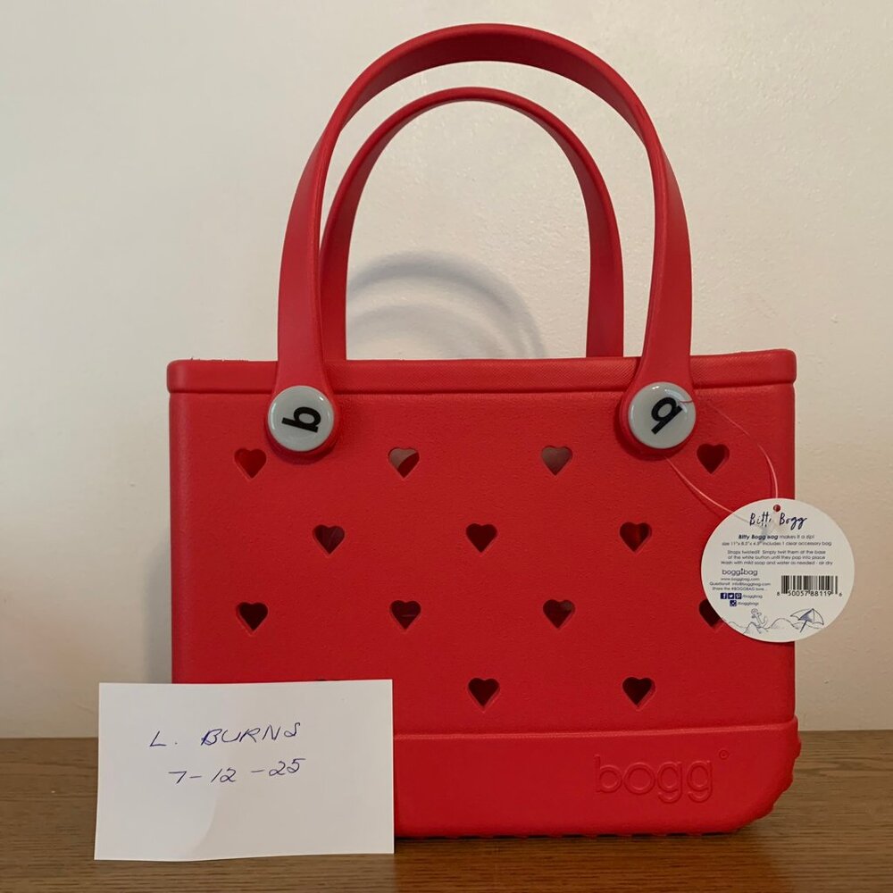 NWT Red Heart Bitty Bogg Bag